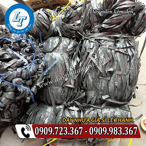 dây bẹ nilon đen bóng bản rộng sợi dây to dây bẹ nilon đen bóng bản rộng sợi dây to