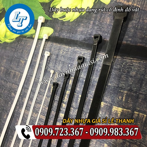 dây buộc nhựa dạng rút cố định đa dạng kích thước dây buộc nhựa dạng rút cố định đa dạng kích thước