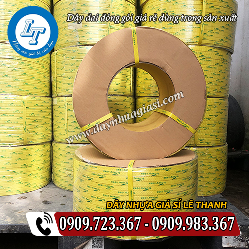 dây đai nhựa đóng gói giá rẻ in logo dùng trong sản xuất dây đai nhựa đóng gói giá rẻ in logo dùng trong sản xuất