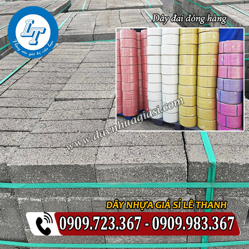 dây đai nhựa buộc gạch chắc chắn dây đai nhựa buộc gạch chắc chắn