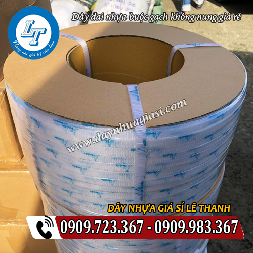 dây đai nhựa buộc gạch không nung giá rẻ in ấn logo dây đai nhựa buộc gạch không nung giá rẻ in ấn logo