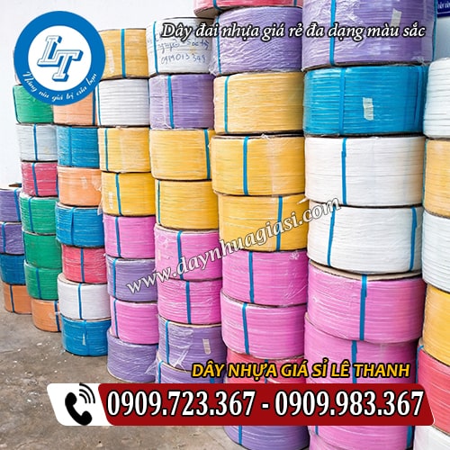 dây đai nhựa giá rẻ đa dạng màu sắc dây đai nhựa giá rẻ đa dạng màu sắc