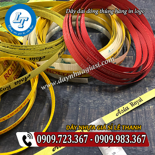 dây đai nhựa in logo chất lượng dây đai nhựa in logo chất lượng