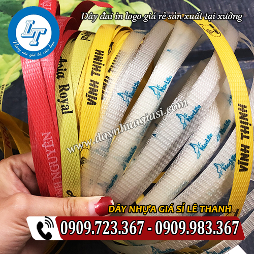 dây đai nhựa in logo sản xuất chất lượng đồng đều dây đai nhựa in logo sản xuất chất lượng đồng đều