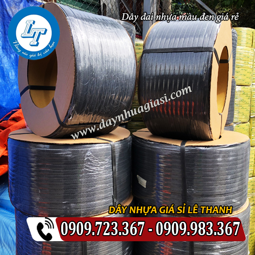 dây đai nhựa màu đen giá rẻ chất liệu pp dây đai nhựa màu đen giá rẻ chất liệu pp