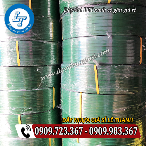 dây đai nhựa pet xanh có gân giá rẻ tại xưởng dây đai nhựa pet xanh có gân giá rẻ tại xưởng