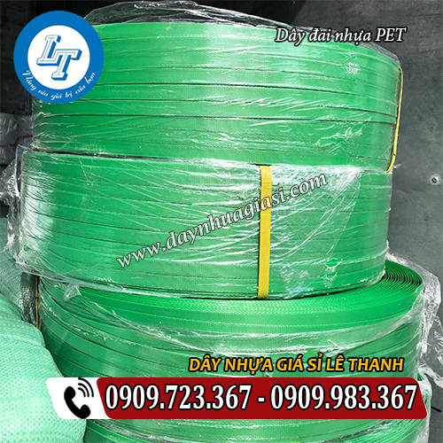 dây đai pet xanh cuộn 20kg dây đai pet xanh cuộn 20kg