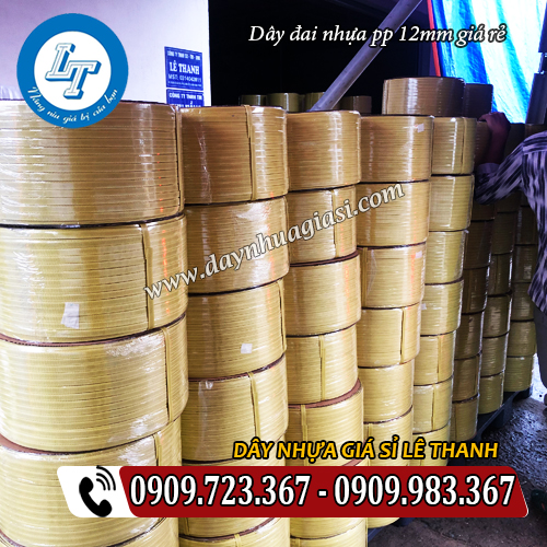 dây đai nhựa pp 12mm giá rẻ chất lượng dây đai nhựa pp 12mm giá rẻ chất lượng