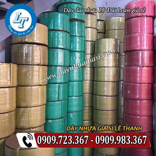 dây đai pp đài loan giá sỉ rẻ cuộn 10kg dây đai pp đài loan giá sỉ rẻ cuộn 10kg