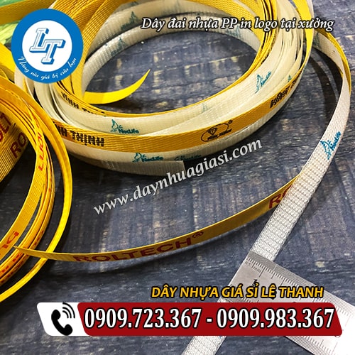 dây đai nhựa pp in logo 1f2 dây đai nhựa pp in logo 1f2