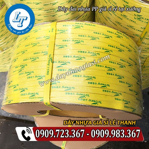 cuộn dây đai nhựa pp in logo giá sỉ rẻ tận xưởng cuộn dây đai nhựa pp in logo giá sỉ rẻ tận xưởng