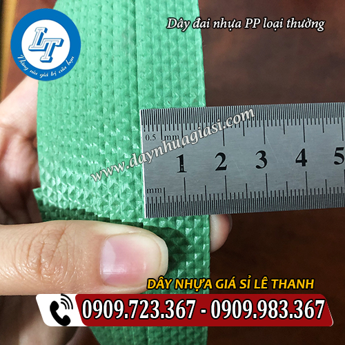 dây đai nhựa pp loại thường bản rộng 1f6 dây đai nhựa pp loại thường bản rộng 1f6