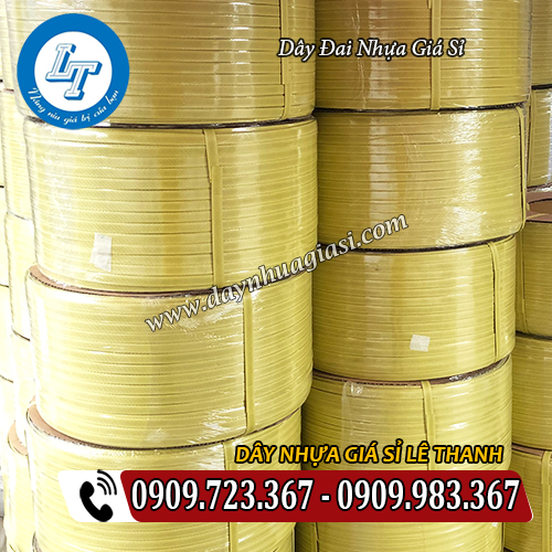 dây đai nhựa pp màu vàng giá sỉ sẵn kho dây đai nhựa pp màu vàng giá sỉ sẵn kho