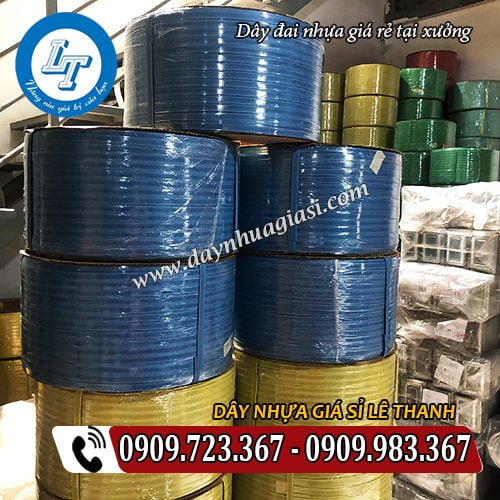 dây đai nhựa pp màu vàng, xanh, đỏ dây đai nhựa pp màu vàng, xanh, đỏ