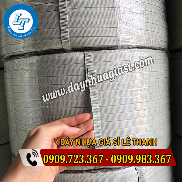 BÁN DÂY ĐAI NHỰA PP GIÁ RẺ, MIỄN SHIP NỘI THÀNH TPHCM đây đai nhựa pp trắng