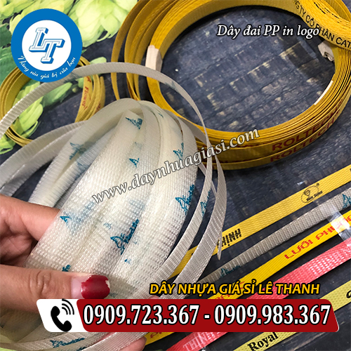 dây đai pp in logo nhiều màu đẹp mắt dây đai pp in logo nhiều màu đẹp mắt