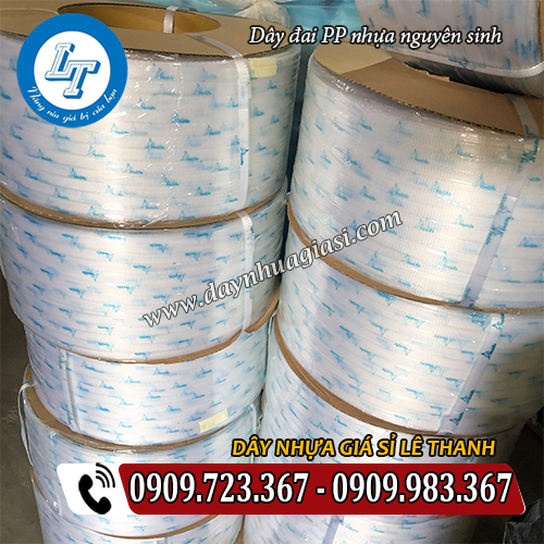 dây đai nhựa pp nguyên sinh in logo theo yêu cầu dây đai nhựa pp nguyên sinh in logo theo yêu cầu