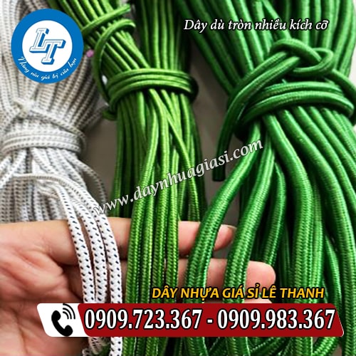 dây dù tròn giá rẻ nhiều kích cỡ khác nhau dây dù tròn giá rẻ nhiều kích cỡ khác nhau