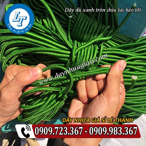 dây dù xanh tròn giá rẻ chịu lực kéo tốt dây dù xanh tròn giá rẻ chịu lực kéo tốt