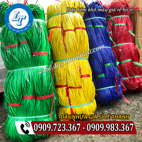 dây kẽm khô đủ màu sắc bắt mắt dây kẽm khô đủ màu sắc bắt mắt