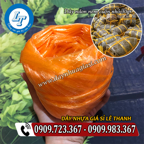 dây nilon nem cuộn nhỏ 30g cột nem chả dây nilon nem cuộn nhỏ 30g cột nem chả