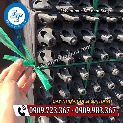 dây nilon cuộn 500g cột hàng tiện dụng dây nilon cuộn 500g cột hàng tiện dụng