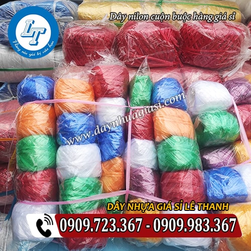 dây nilon cuộn buộc hàng giá sỉ nhiều màu đẹp dây nilon cuộn buộc hàng giá sỉ nhiều màu đẹp