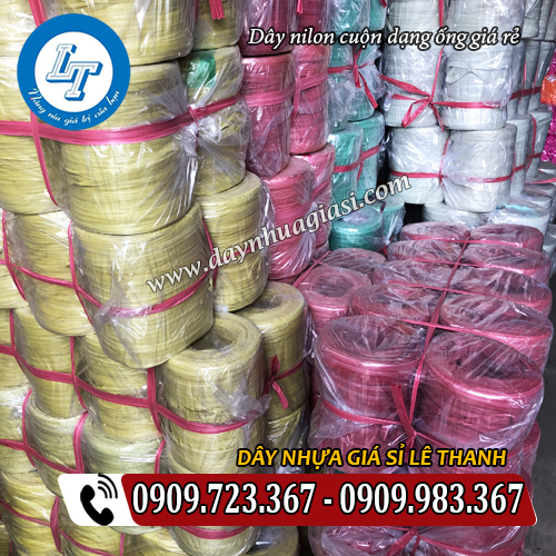 dây nilon cuộn dạng ống giá rẻ sẵn số lượng lớn dây nilon cuộn dạng ống giá rẻ sẵn số lượng lớn