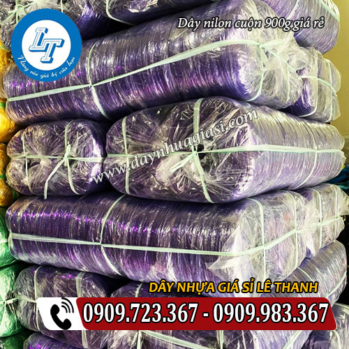 dây nilon cuộn lớn 900g giá rẻ tại xưởng sản xuất  dây nilon cuộn lớn 900g giá rẻ tại xưởng sản xuất