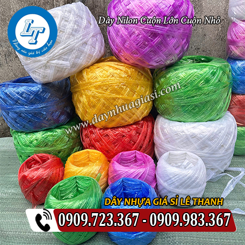 dây nilon cuộn nhỏ cuộn lớn màu đẹp dây nilon cuộn nhỏ cuộn lớn màu đẹp