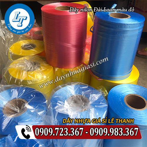 dây nilon đài loan màu đỏ giá rẻ sẵn số lượng dây nilon đài loan màu đỏ giá rẻ sẵn số lượng