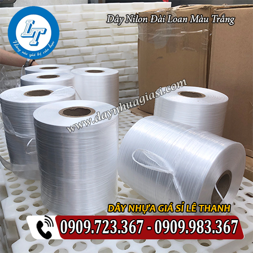 dây nilon đài loan màu trắng ngoại quan đẹp dây nilon đài loan màu trắng ngoại quan đẹp