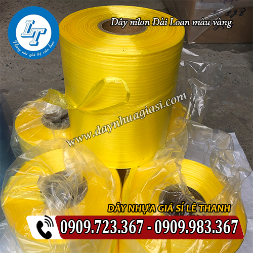 dây nilon đài loan màu vàng chất lượng dây nilon đài loan màu vàng chất lượng