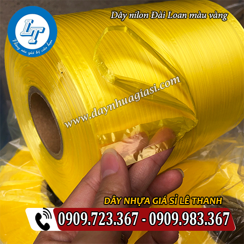 dây nilon đài loan màu vàng nổi bật dây nilon đài loan màu vàng nổi bật