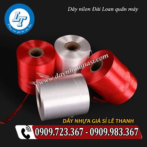 dây nilon đài loan quấn máy có lõi giấy dây nilon đài loan quấn máy có lõi giấy