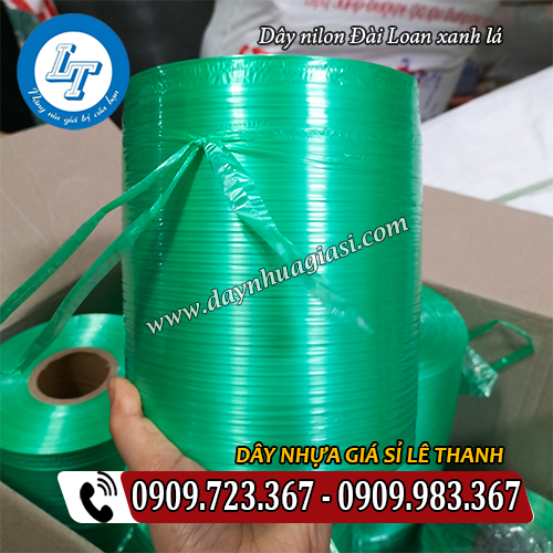 dây nilon đài loan màu xanh lá ngoại quan đẹp dây nilon đài loan màu xanh lá ngoại quan đẹp