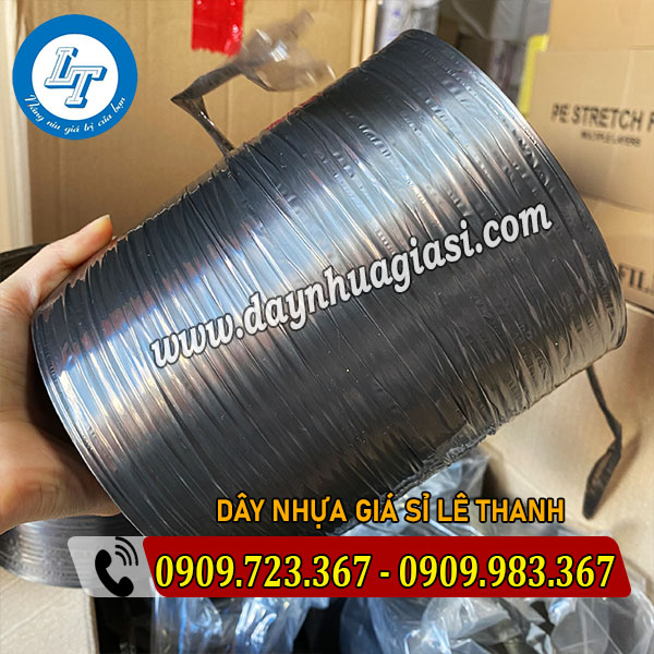 DÂY NILON ĐÀI LOAN ĐEN BỀN MÀU BÁN GIÁ RẺ THEO CUỘN dây nilon đen cuộn 2 kg