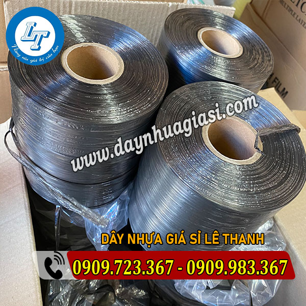 DÂY NILON ĐÀI LOAN ĐEN BỀN MÀU BÁN GIÁ RẺ THEO CUỘN dây nilon đen thùng 12 cuộn
