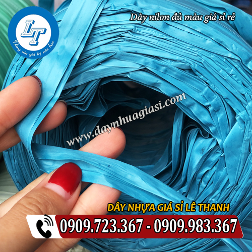 dây nilon đủ màu bản rộng sợi dây to dây nilon đủ màu bản rộng sợi dây to