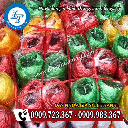 dây nilon gói bánh chưng bánh tét cây 10 cuộn dây nilon gói bánh chưng bánh tét cây 10 cuộn