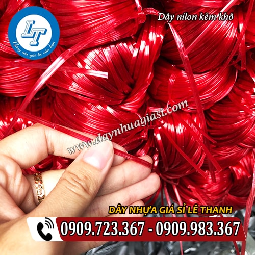 dây nilon kẽm khô bản rộng 4mm dây nilon kẽm khô bản rộng 4mm