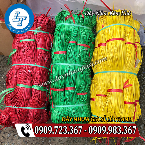 dây nilon kẽm khô đóng bó 10kg dây nilon kẽm khô đóng bó 10kg