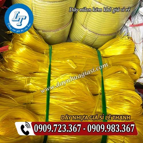 dây nilon kẽm khô giá sỉ rẻ cuộn thành bó dây nilon kẽm khô giá sỉ rẻ cuộn thành bó