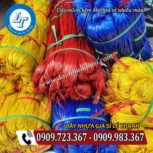 dây nilon kẽm khô giá rẻ nhiều màu đẹp dây nilon kẽm khô giá rẻ nhiều màu đẹp
