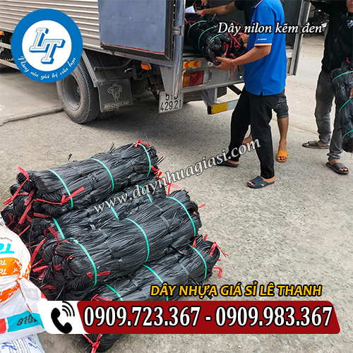 dây nilon kẽm khô màu đen sợi dây cứng chắc dây nilon kẽm khô màu đen sợi dây cứng chắc