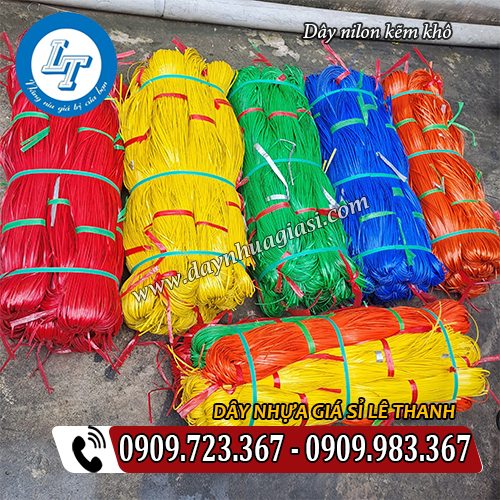 dây nilon kẽm khô màu sắc nổi bật dây nilon kẽm khô màu sắc nổi bật
