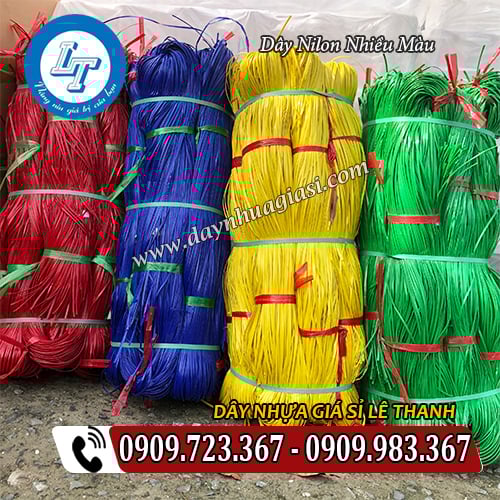 dây nilon kẽm khô nhiều màu bó 10kg dây nilon kẽm khô nhiều màu bó 10kg