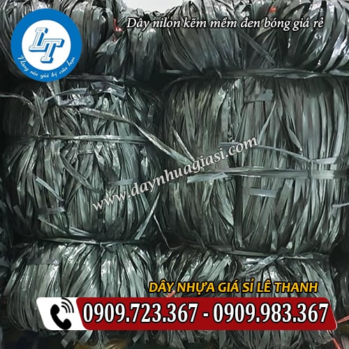 dây nilon kẽm mềm đen bóng kiện 25kg dây nilon kẽm mềm đen bóng kiện 25kg