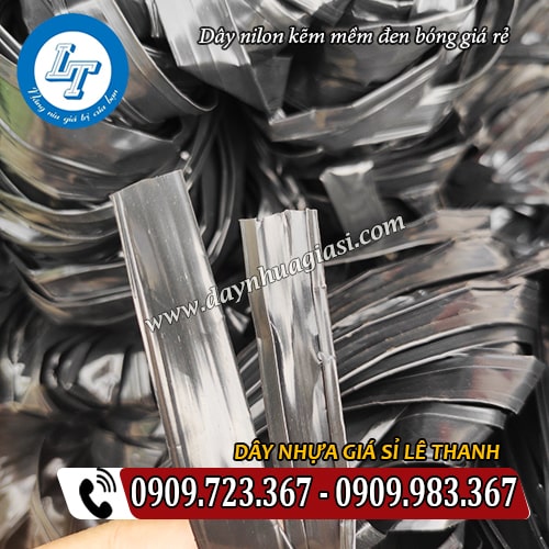 dây nilon kẽm mềm đen bóng dây nilon kẽm mềm đen bóng