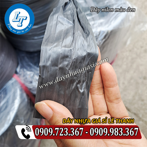 dây nilon màu đen ống cuộn bản rộng 5cm dây nilon màu đen ống cuộn bản rộng 5cm